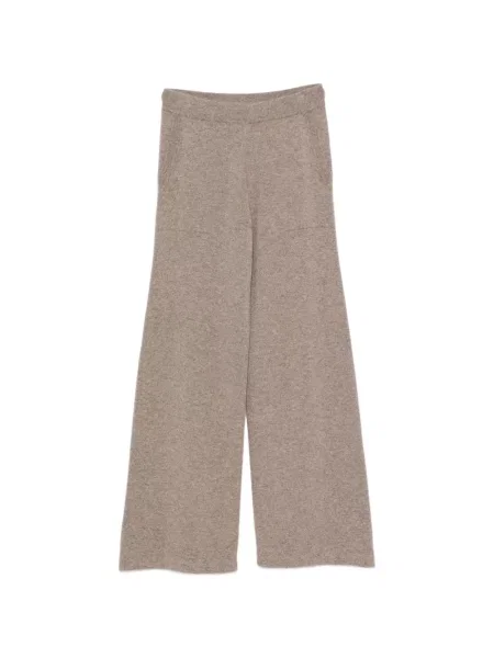 Pantaloni palazzo Bompard din cașmir