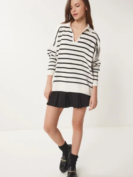 Pulover dama Happiness İstanbul alb