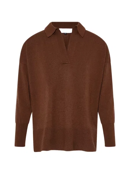 Gulerat tricou polo Yves Salomon maro