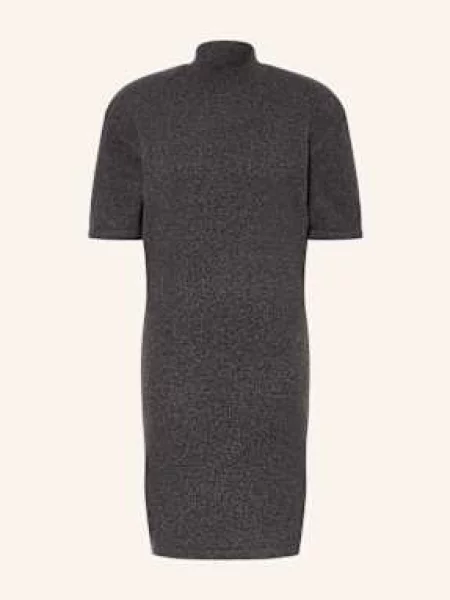 Jacquemus Sukienka Z Dzianiny La Robe Maille Castagna grau