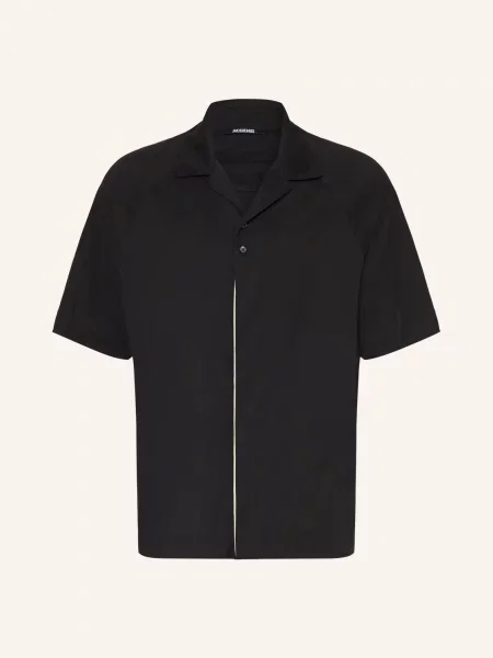 Jacquemus Letní Košile La Chemise Džíny Atelier Comfort Fit černá