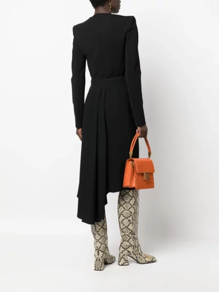 Midi sukně Moschino s vysokým pasem