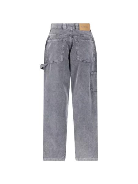 Pantaloni Haikure de catifea gri