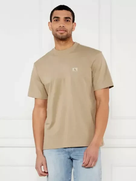 Calvin Klein Jeans Tricou | Relaxed fit bej