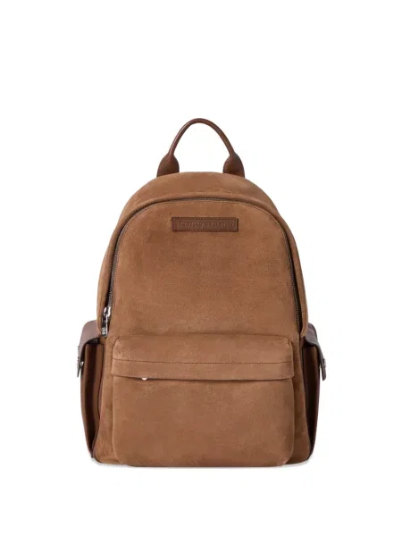 Rucsac Brunello Cucinelli din piele de căprioară