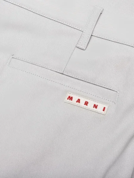 Pantaloni Marni alb