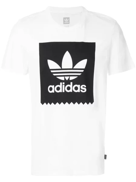 Tricou Adidas cu imagine alb