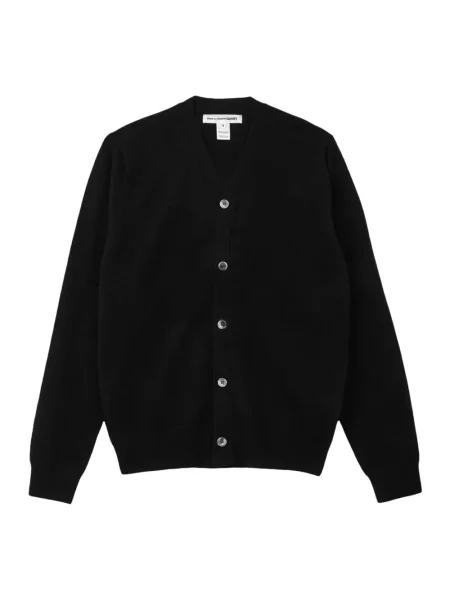 Kardigan Comme Des Garcons wełniany czarny