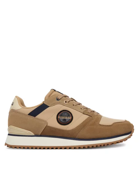 Sneakersy Napapijri brązowe
