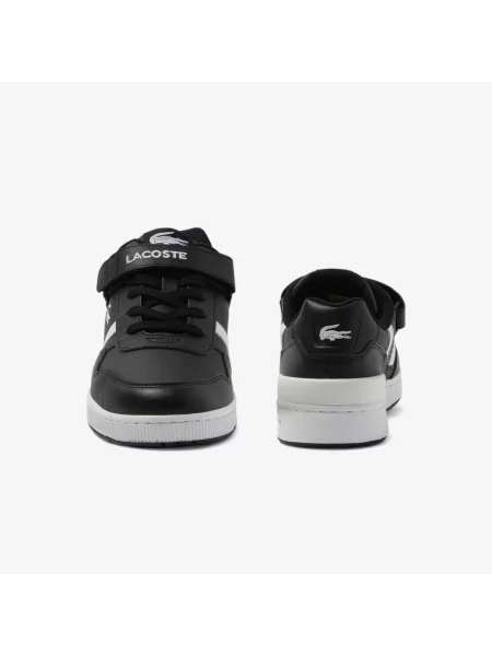 Кроссовки Lacoste на липучках черные