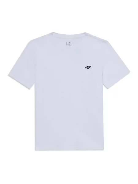 4F Junior Tricou funcțional alb