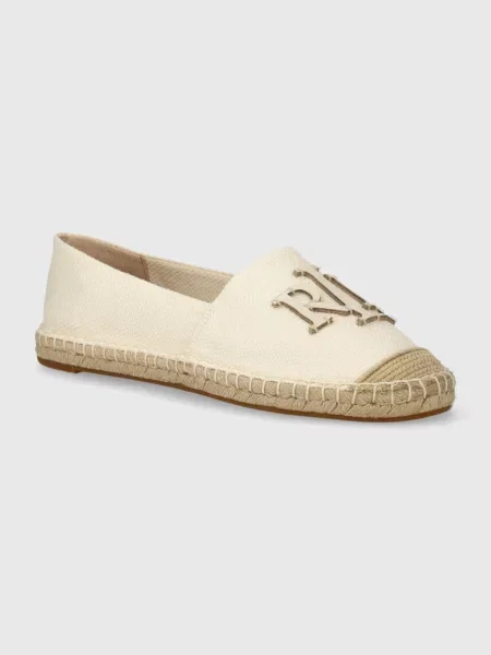 Espadrile Lauren Ralph Lauren Cameryn bež