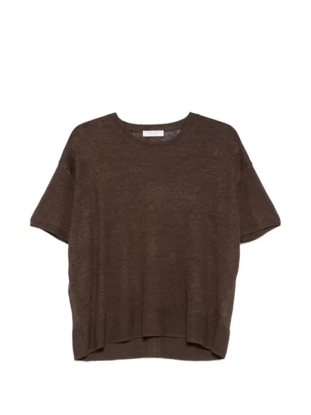 Tricou Majestic Filatures scurt maro