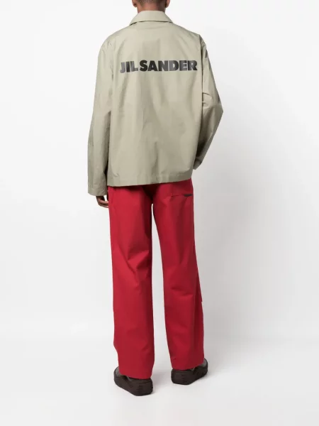 Raštuotas striukė Jil Sander žalia