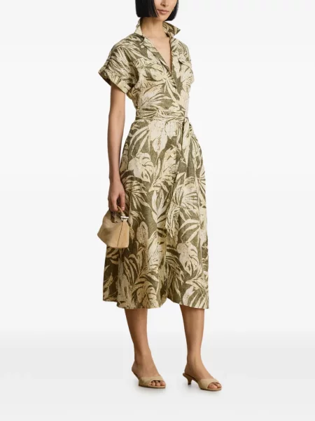 Rochie tip cămașă Lauren Ralph Lauren cu imagine verde