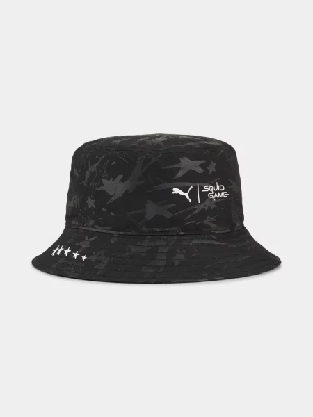 PUMA x Squid Game Bucket Hat Панама Унісекс Комбінований верх чорний