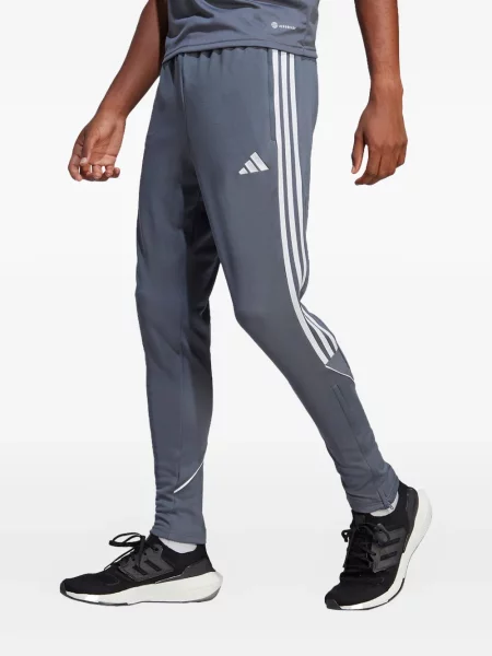 Șosete Adidas cu dungi cu broderie albastru