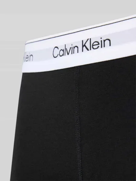 Obcisłe bokserki z pasem z logo Calvin Klein Underwear czarne