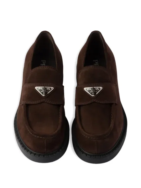 Pantofi loafer Prada maro