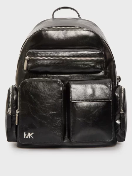 Кожаный рюкзак Michael Kors черный