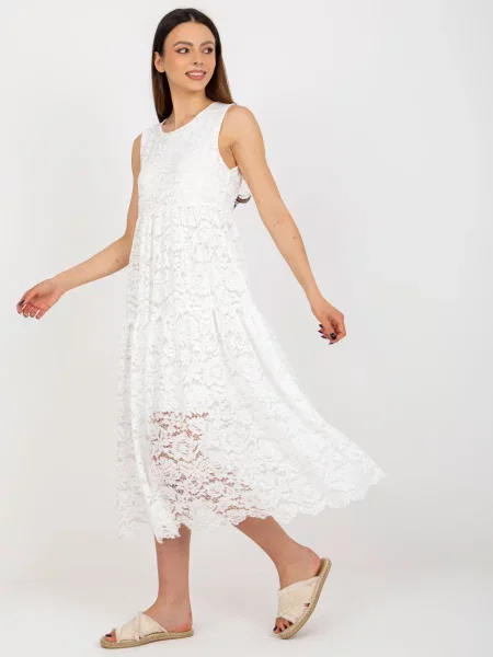 Rochie Fashionhunters de costum alb