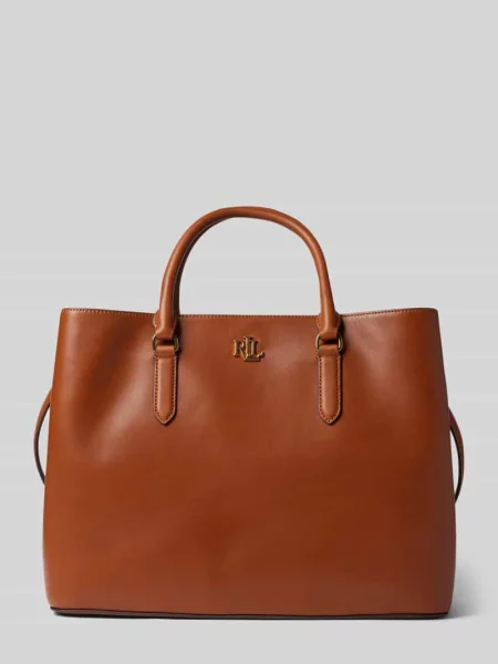 Lauren Ralph Lauren torebka skórzana brązowy