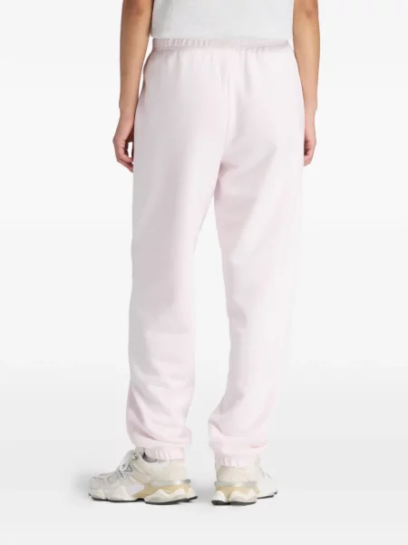 Pantaloni New Balance alergare cu autograf cu dungi roz