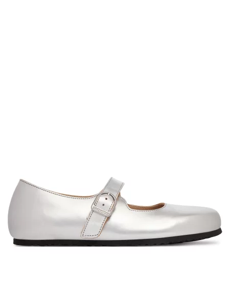 Balerinos Birkenstock Santa Clarita sidabrinė