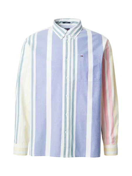 Tommy Jeans Cămașă Oxford Colorat alb