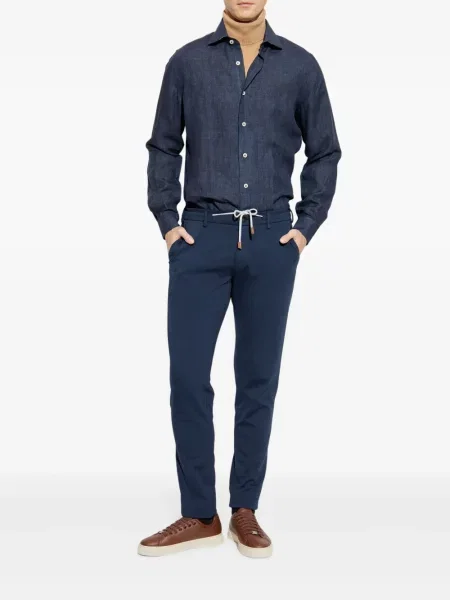 Pantaloni chino Eleventy albastru