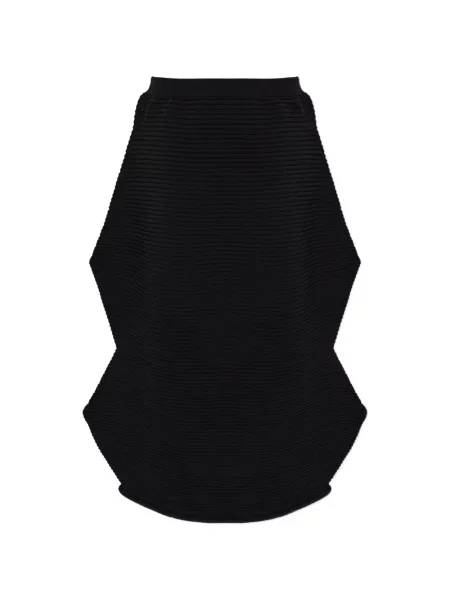 Fusta maxi Pleats Please Issey Miyake negru
