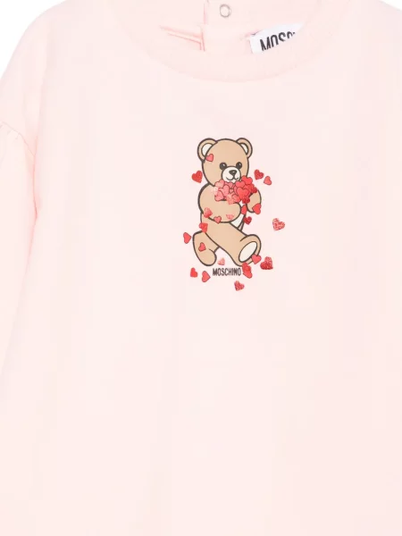 Sukienka dziecięca Moschino różowa