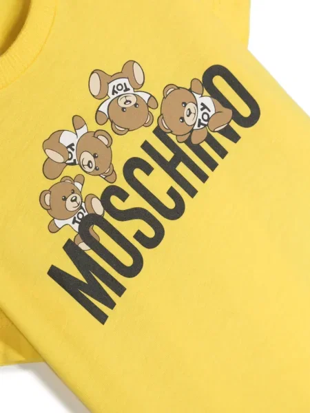 Tricou copii Moschino galben