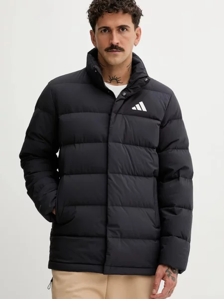 Пухено яке adidas Helionic зимен модел черно