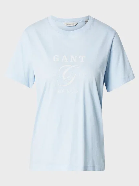 Футболка Gant блакитна