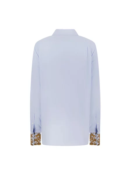 Koszula Dries Van Noten niebieska