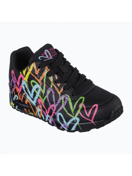 Olcsóbban. SKECHERS női cipő JGoldcrown Uno Highlight Love fekete/többszínű. Méret: 39 EU fekete