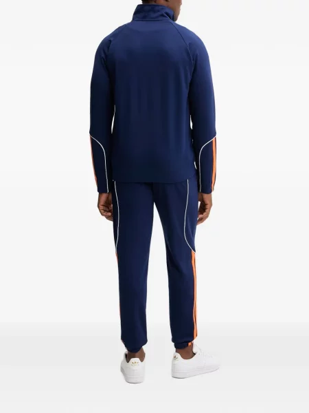 Pantaloni Adidas cu dungi alergare negru