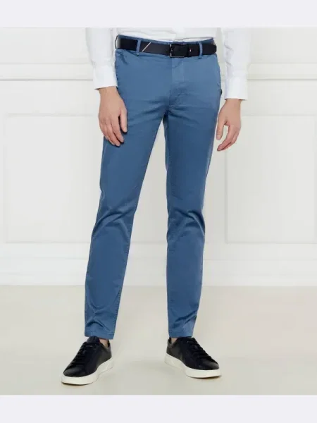 BOSS ORANGE Pantaloni chino albastru