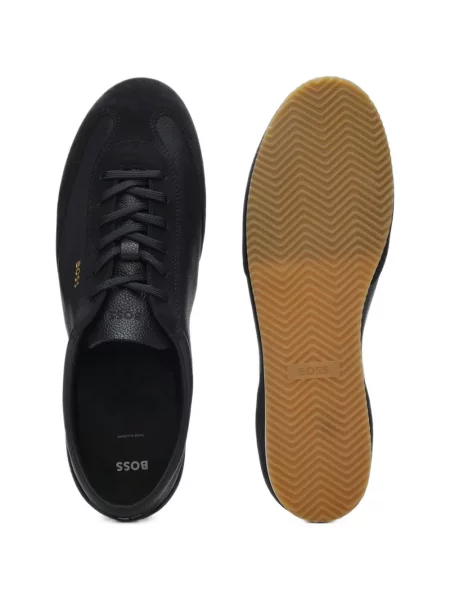 Szarvasbőr sneaker Boss kék
