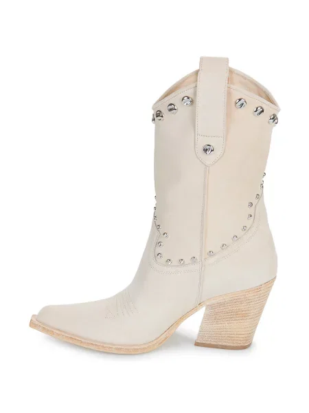 Pantofi Fru.it din velur bej