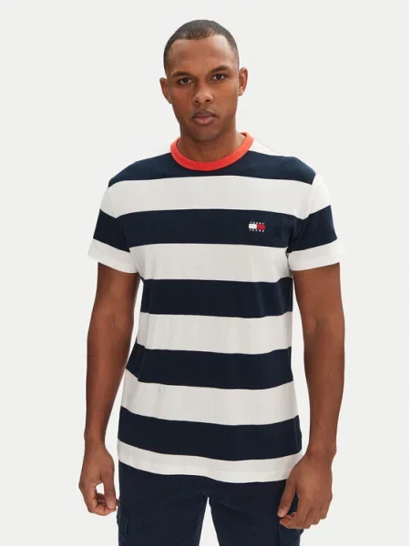 Tommy Jeans Marškinėliai Tamsiai mėlyna