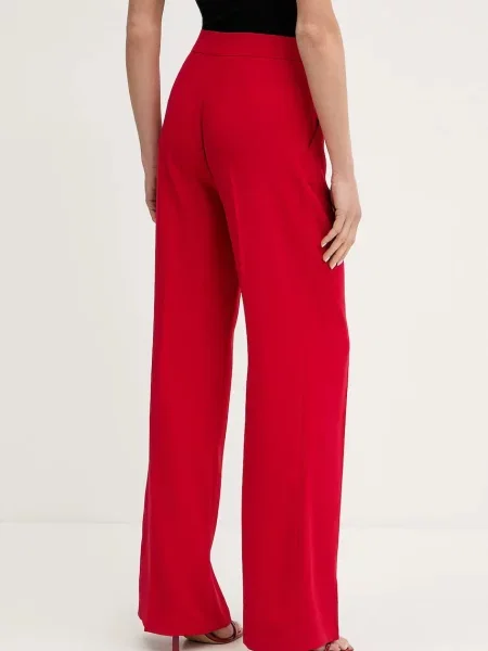 Kalhoty Morgan high waist PVESY.F červená