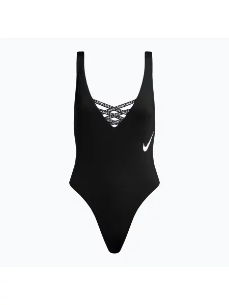 Nike Sneakerkini U-Back дамски бански от една част черен