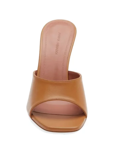 Papuci tip mules Amina Muaddi maro