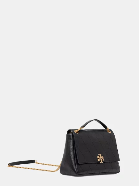 TORY BURCH De piele geantă pe umăr Charlie negru