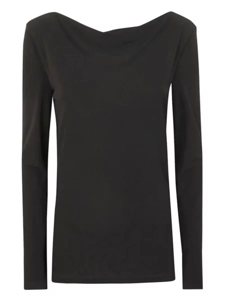 Tricou Alberta Ferretti lung negru