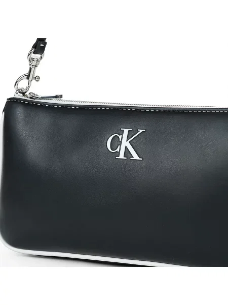 Geanta hobo Calvin Klein din piele negru