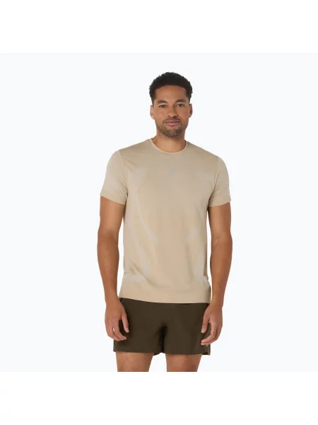 Tricou de alergare pentru bărbați ASICS Road Seamless cream