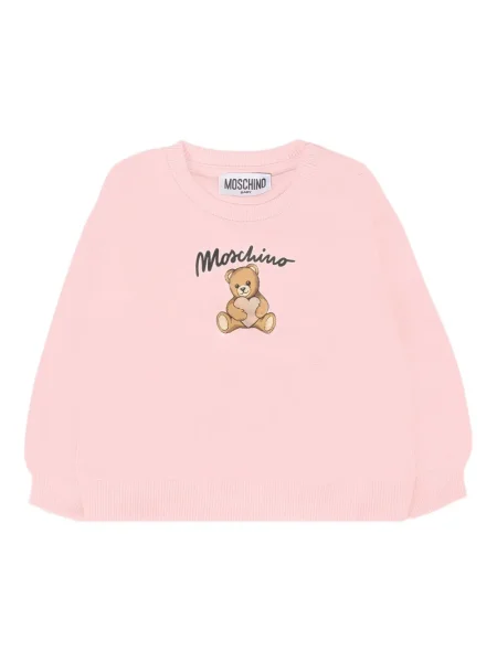 Bluza dziecięca Moschino różowa